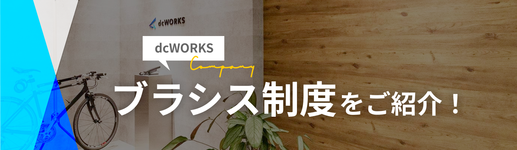 dcWORKS「ブラシス制度」をご紹介！